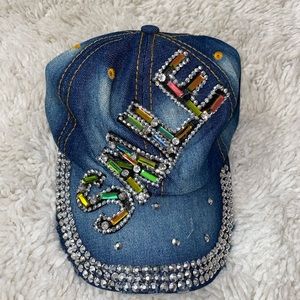 Bedazzled SMILE Baseball Cap